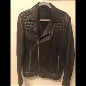 All Saints Leather Biker Jacket